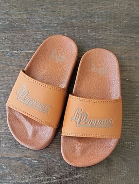 LP apparel Tan Slide Sandals